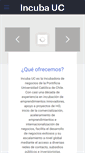 Mobile Screenshot of incubauc.cl